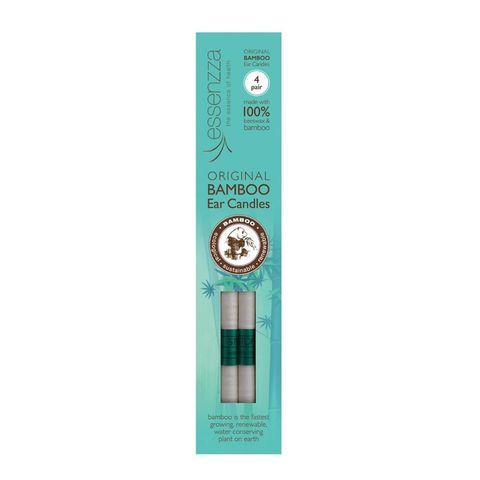 Essenzza Original Bamboo Ear Candles 4 Pair