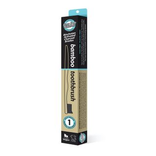 Fuss Free Activated Charcoal Toothbrush - 1 Pack Medium