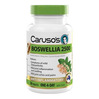 Carusos Natural Health Boswellia 2500 50 Tablets