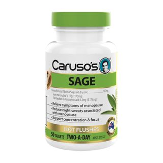 Carusos Natural Health Sage 50 Tablets