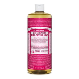 Dr Bronners Rose Oil Castile Liquid Soap 946ml