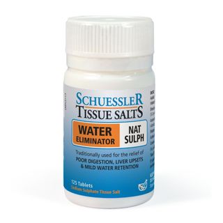 Schuessler Tissue Salts Nat Sulph Water Eliminator - 125 Tabs