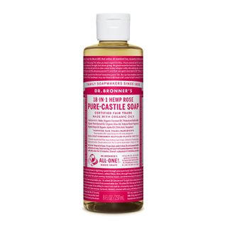 Dr Bronners Rose Oil Castile Liquid Soap 237ml