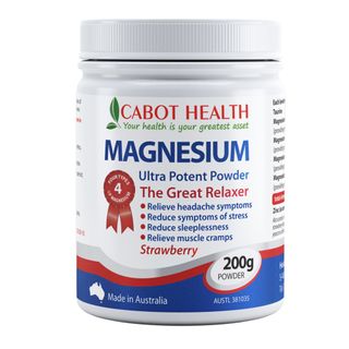 Cabot Health Magnesium Ultra Potent Powder Strawberry - 200g