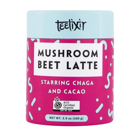 Teelixir Mushroom Beet Latte with Chaga Dual Extract Powder & Cacao - 100g