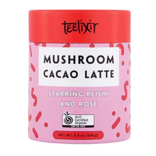 Teelixir Mushroom Cacao Latte with Reishi Dual Extract Powder & Rose - 100g