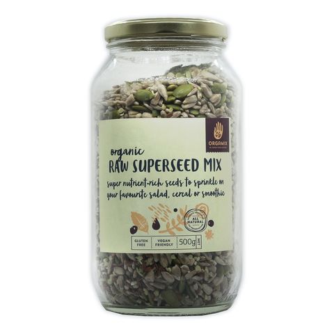 Orgamix Organic Raw Superseed Mix - 500g