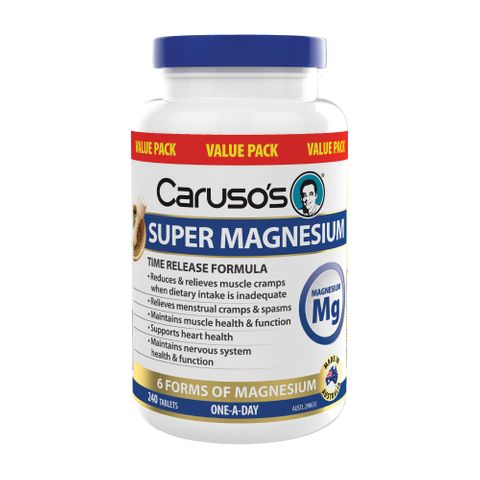 Carusos Natural Health Super Magnesium - 240 Tablets