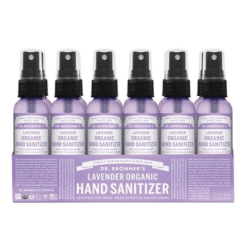 Dr Bronners Lavender Hand Sanitizer - 12 x 59ml