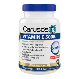 Carusos Natural Health Vitamin E 500IU 150 Capsules
