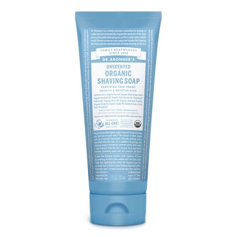 Dr Bronners Baby Unscented Shaving Soap - 207ml