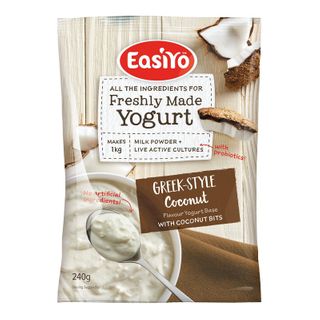 Easiyo Greek Style Coconut with Coconut Bits Yogurt Powder - 240g