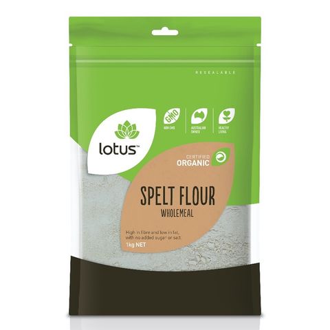 Lotus Organic Wholemeal Spelt Flour - 1kg