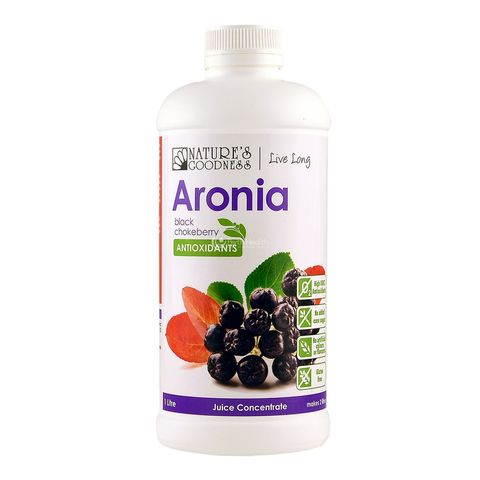 Natures Goodness Aronia Black Chokeberry Juice Concentrate - 1L