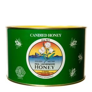 Leatherwood Organic Honey Candied 2KG