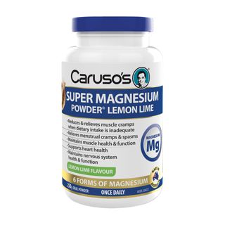 Carusos Natural Health Super Magnesium Powder Lemon & Lime 250g