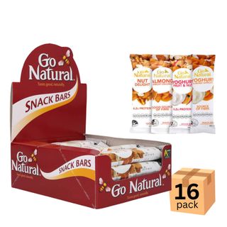 [] Go Natural Mixed Box 16 Snack Bars 16 Pack (Refrigerated)