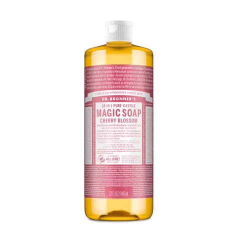 Dr Bronners Cherry Blossom 18-in-1 Pure-Castile Magic Soap 946ml
