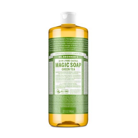 Dr Bronners Green Tea 18-in-1 Pure-Castile Magic Soap 946ml