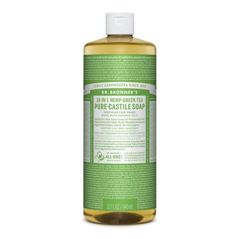 Dr Bronners Green Tea Castile Liquid Soap 946ml