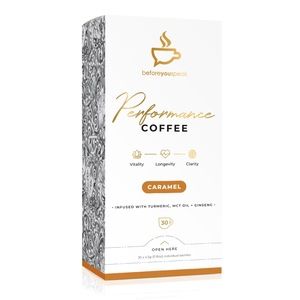 BeforeYouSpeak Caramel High Performance Coffee Blend 30 Sachets