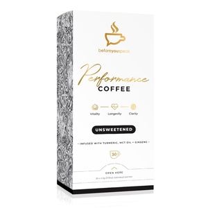 BeforeYouSpeak Unsweetened High Performance Coffee Blend 30 Sachets