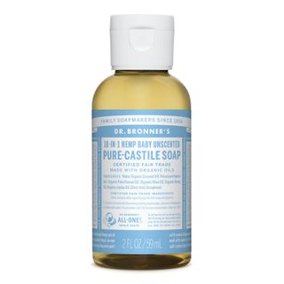 Dr Bronners Baby Unscented Castile Liquid Soap 59ml