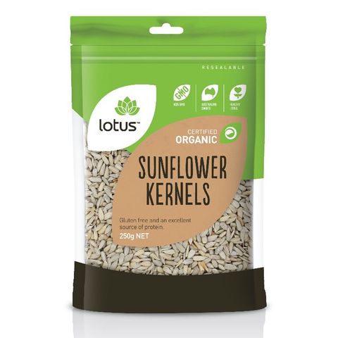 Lotus Organic Sunflower Kernals (No Husk) - 250g