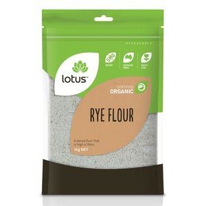 Lotus Organic Rye Flour 1kg