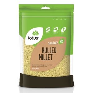 Lotus Organic Millet Hulled 500g