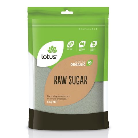 Lotus Organic Raw Sugar - 500g