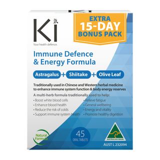 Ki Ki Immune Defence - 30 + 15 Bonus Tablets