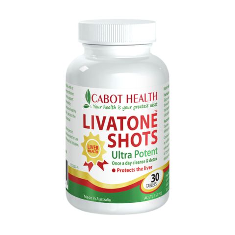 Cabot Health LivaTone Shots - 30 Tabs