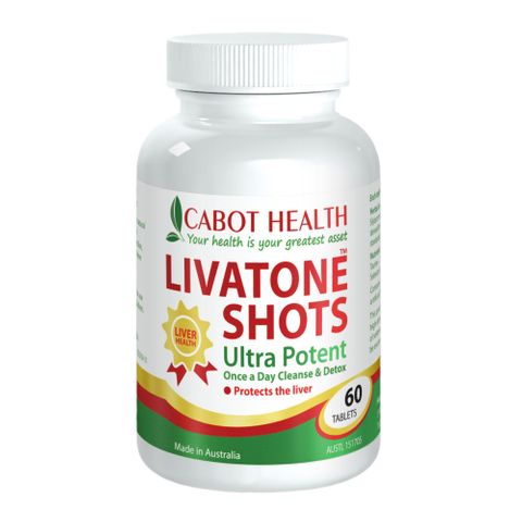 Cabot Health LivaTone Shots - 60 Tabs