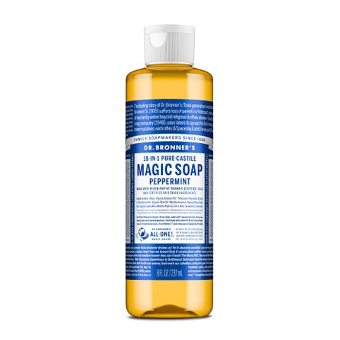 Dr Bronners Peppermint 18-in-1 Pure-Castile Magic Soap 237ml