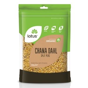 Lotus Organic Chana Dahl Split Peas 500g