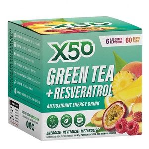 X50 Green Tea Assorted 6 Flavour 60 serves