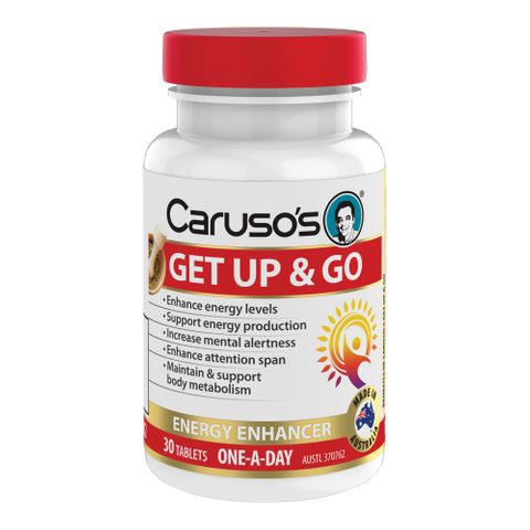 Carusos Natural Health Get Up and Go 30T