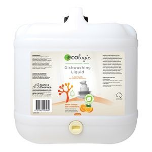 Ecologic Dishwash Liq  Orange 15 L Indent - 15 Ltr (Special Order)