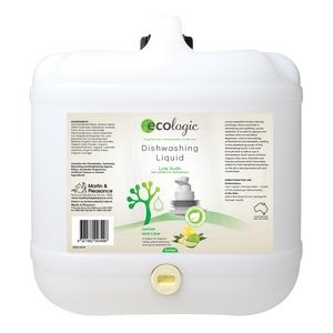 Ecologic Dishwash Liq Lemon Lime 15 L Ind - 15 Ltr (Special Order)