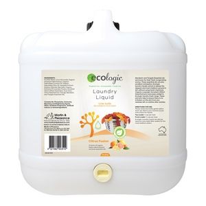 Ecologic Laundry Liq Citrus 15 L Indent - 15 Ltr (Special Order)