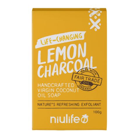 Niulife Lemon Charcoal Soap