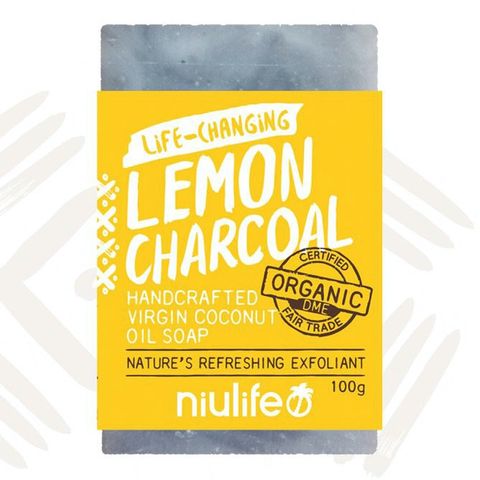 Niulife Lemon Charcoal Soap