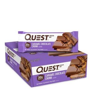 Quest Protein Bar Caramel Choc Chunk - 12 x 60g