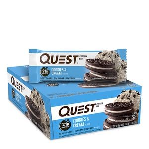 Quest Protein Bar Cookies and Cream - 12 x 60g