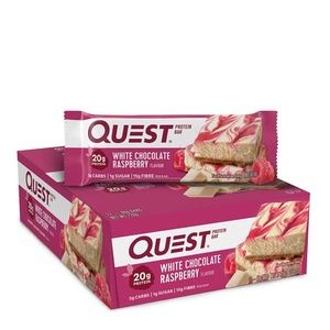 Quest Protein Bar White Chocolate Raspberry - 12 x 60g