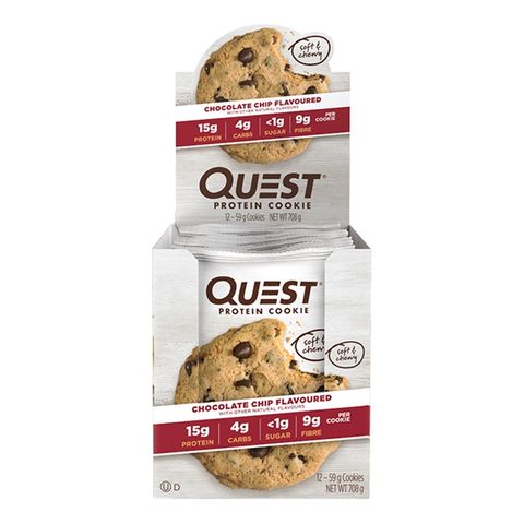 Quest Choc Chip Protein Cookies - 12 x 59g