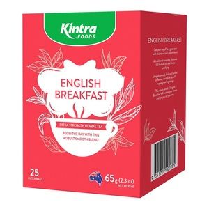 Kintra English Breakfast Tea 25 Teabags 65g