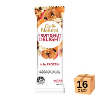 [] Go Natural Snack Bar Fruit & Nut Delight 50g 16 Pack (Refrigerated)