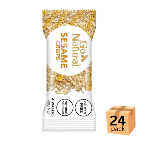 [] Go Natural Sesame Crisp 40g 24 Pack (Refrigerated)